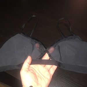 Victoria’s Secret Black Bralette with mesh detail!